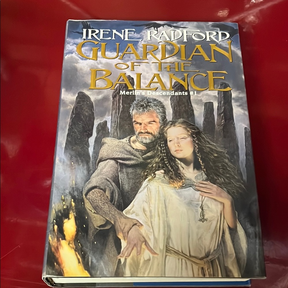 Merlin Novel Guardian of the Balance Irene Radford Hardcover Book Medieval